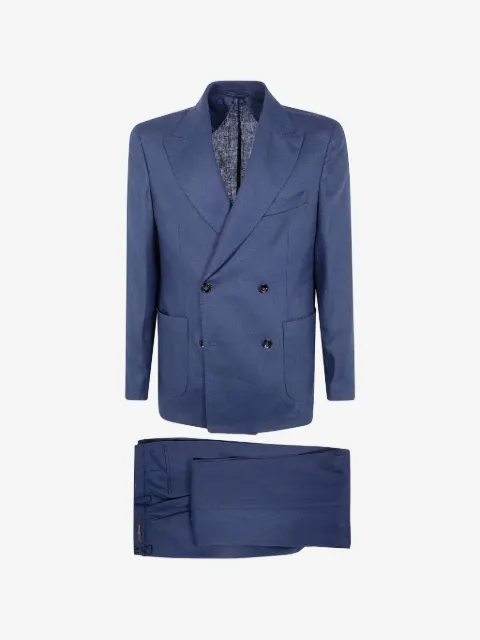 michael coal Austin Owen double-breasted suit