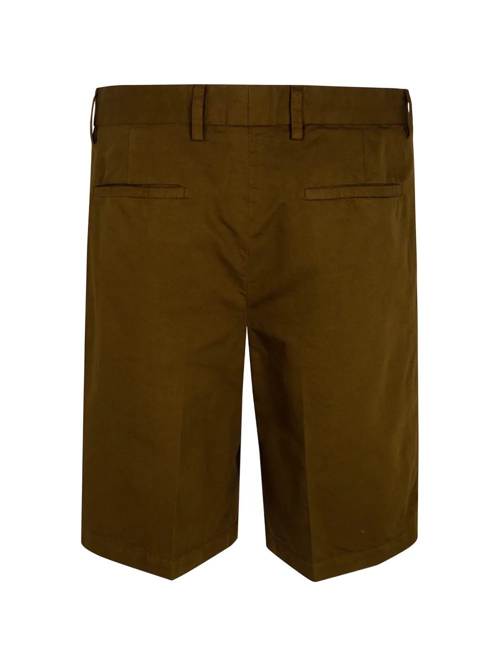 Zegna Shorts met platte voorkant Bruin
