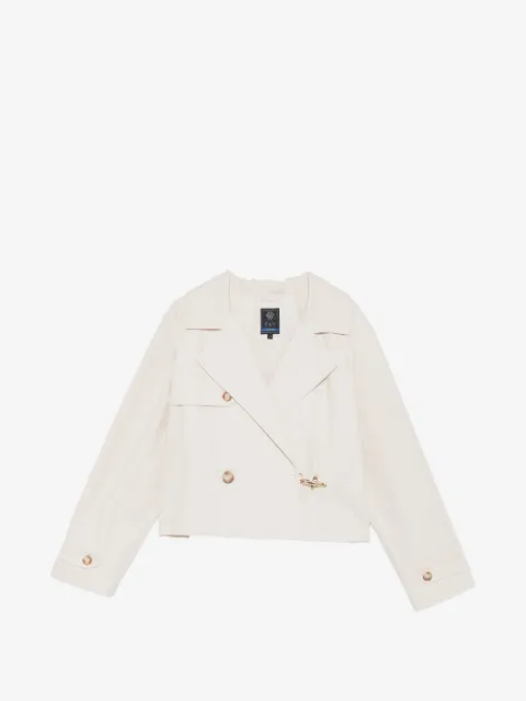 Fay Kids double-breasted hook-fastening jacket