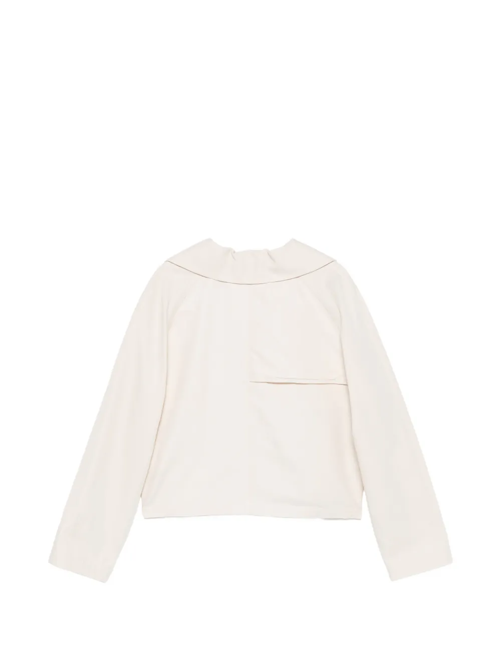 Fay Kids Jack met dubbele rij knopen en haaksluiting Beige