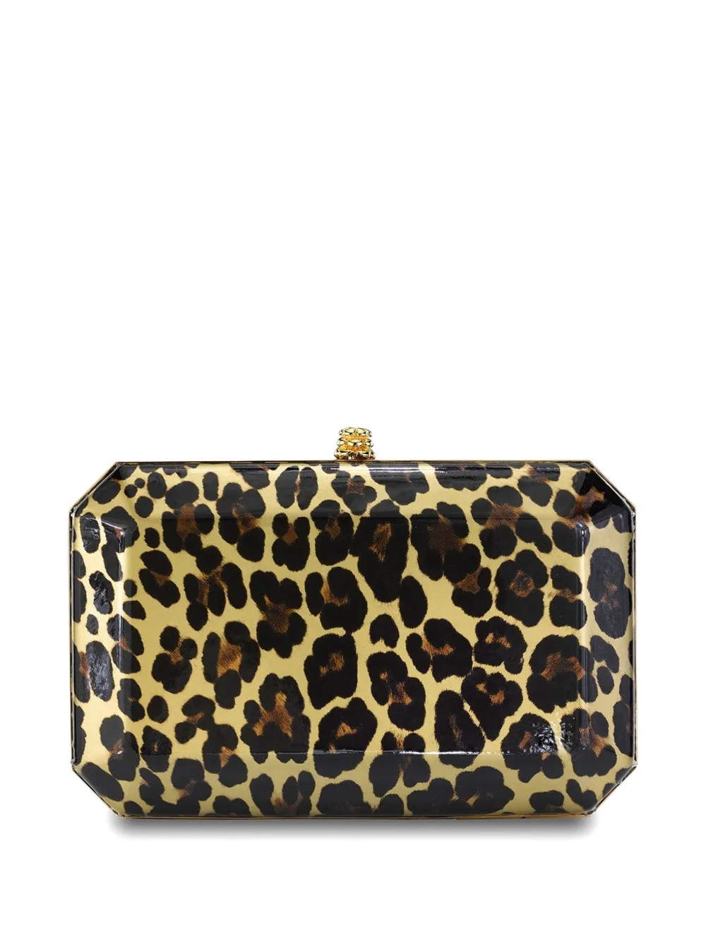 Tyler Ellis Medium Perry lakleren clutch Goud