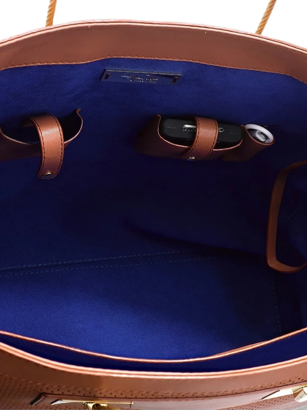 Tyler Ellis Shah geperforeerde leren shopper Bruin