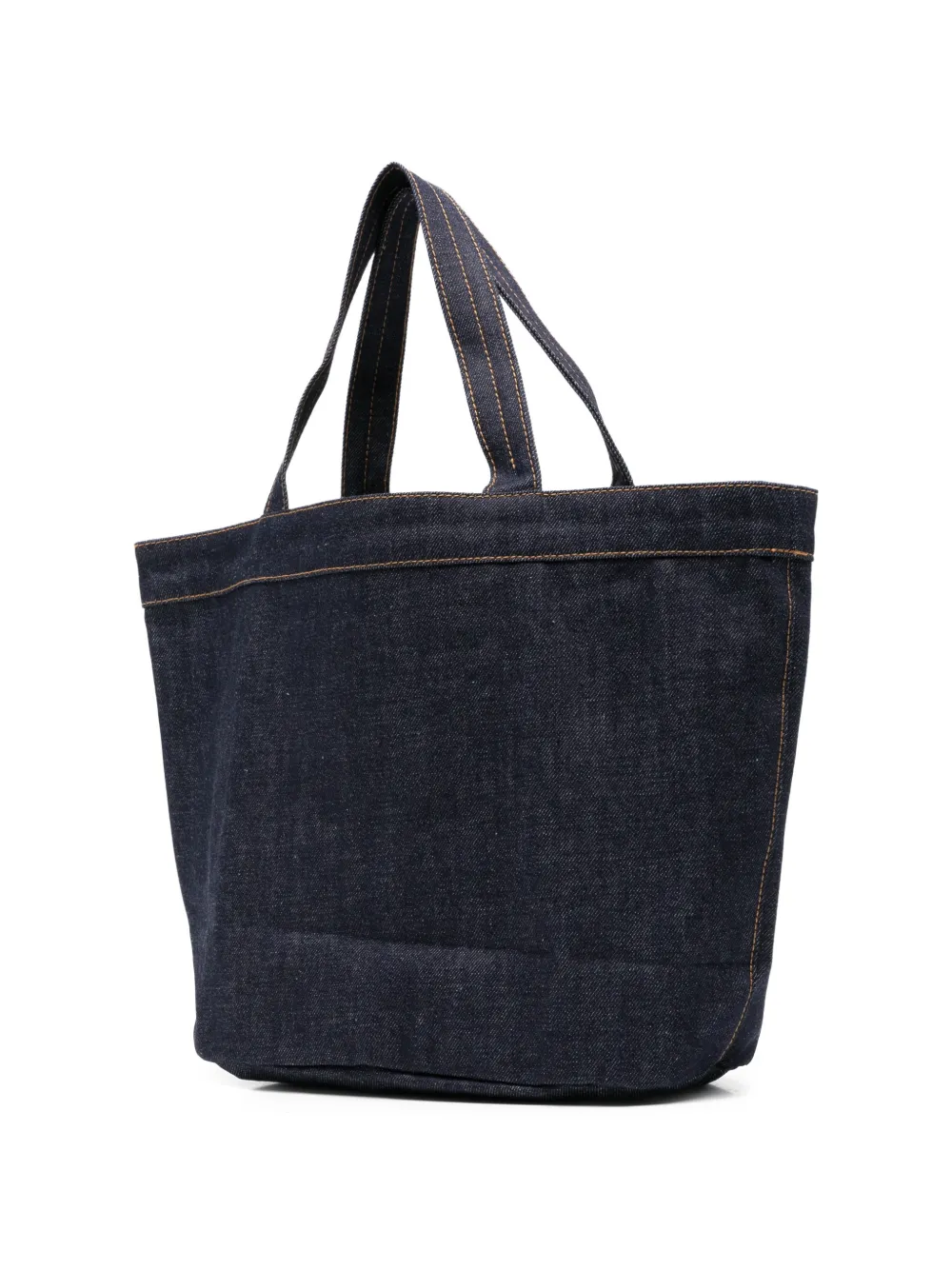 A.P.C. Jade shopper met geborduurd logo Blauw