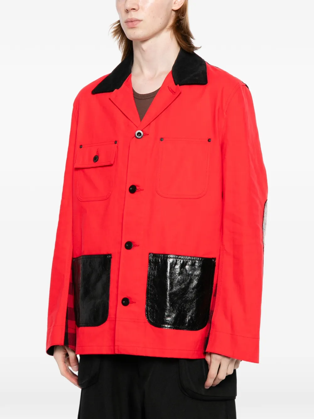 Junya Watanabe MAN Jack met vlakken Rood
