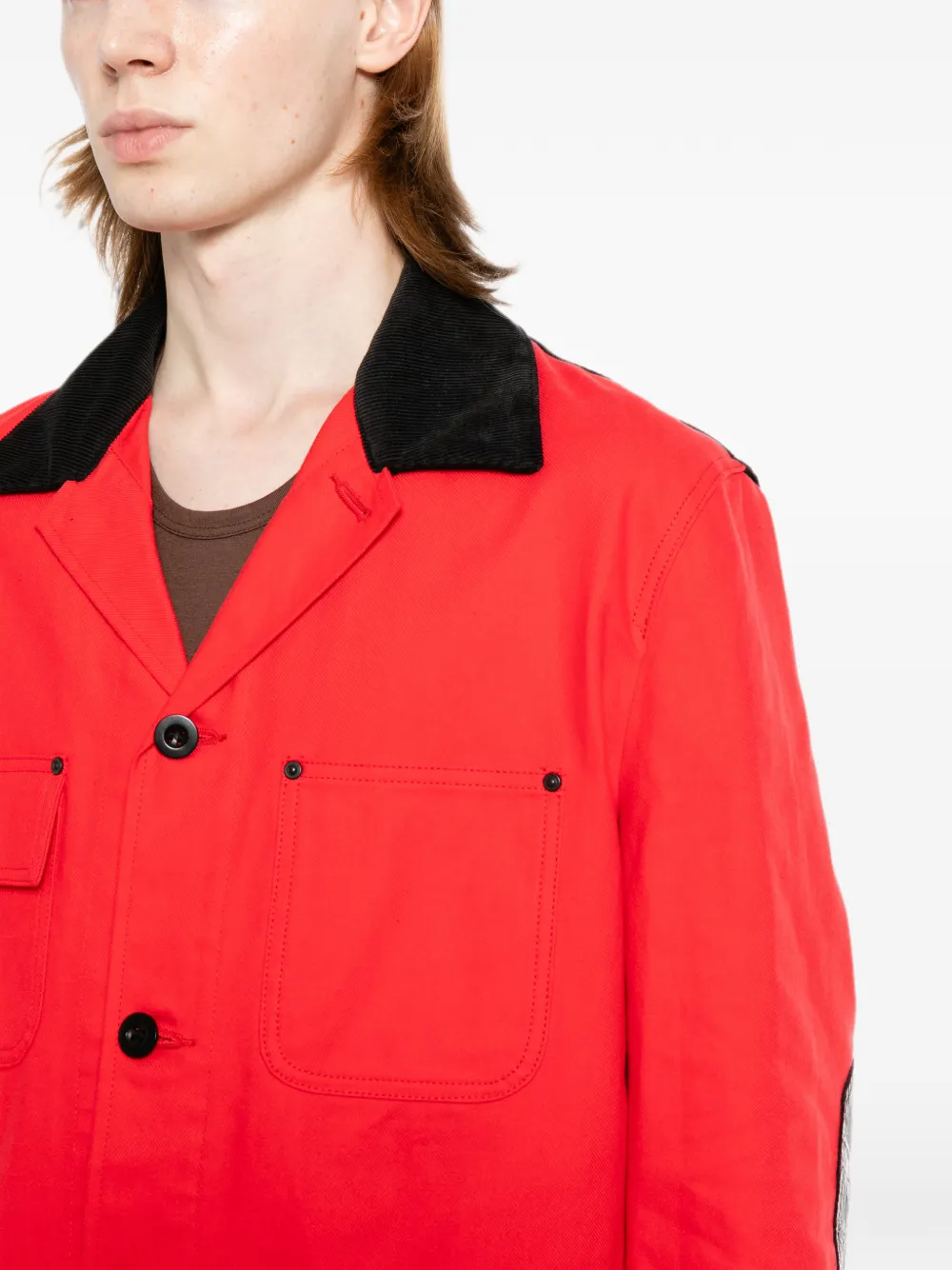 Junya Watanabe MAN Jack met vlakken Rood