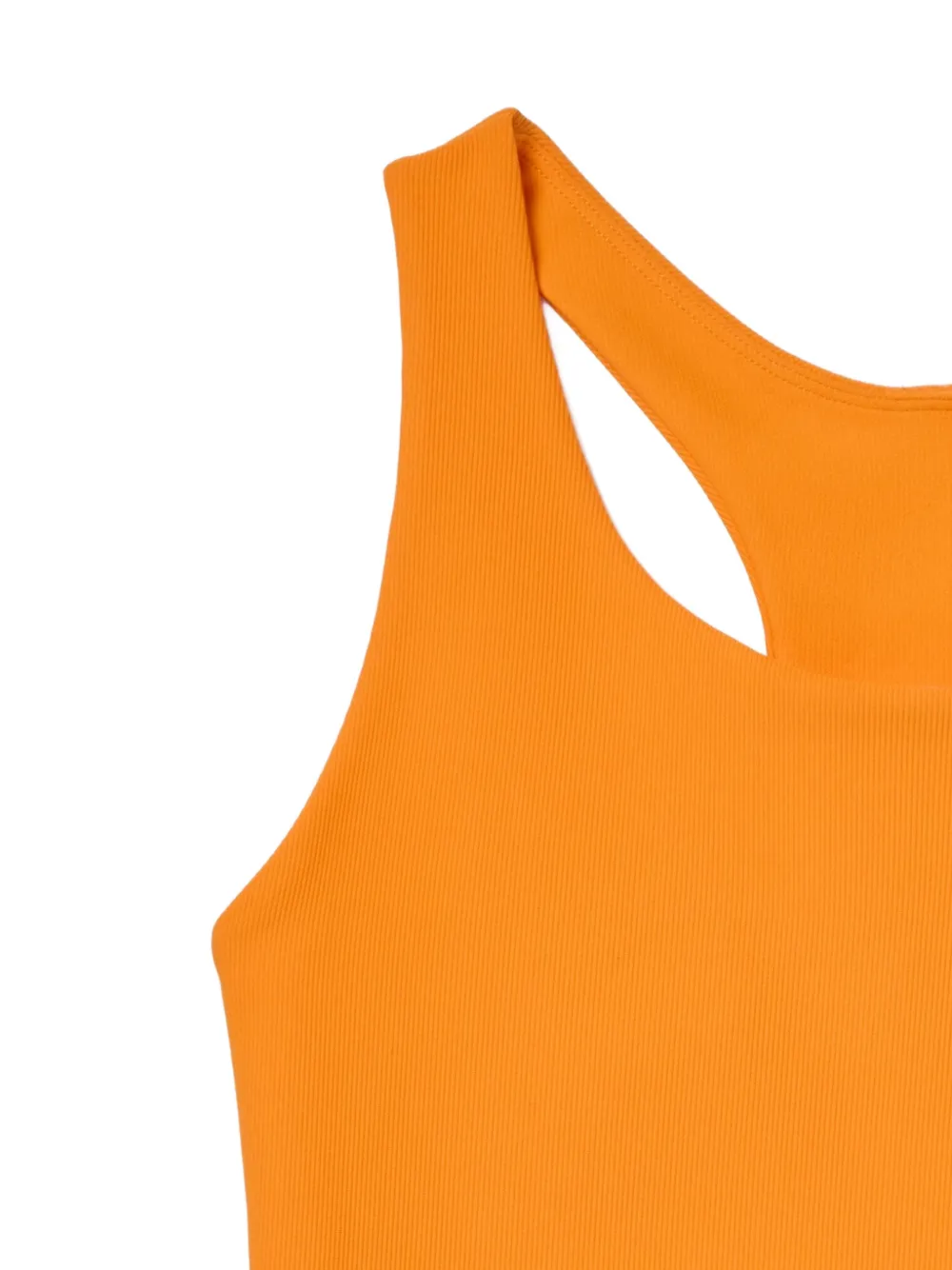 Fila Cross Court ribgebreide tanktop Oranje