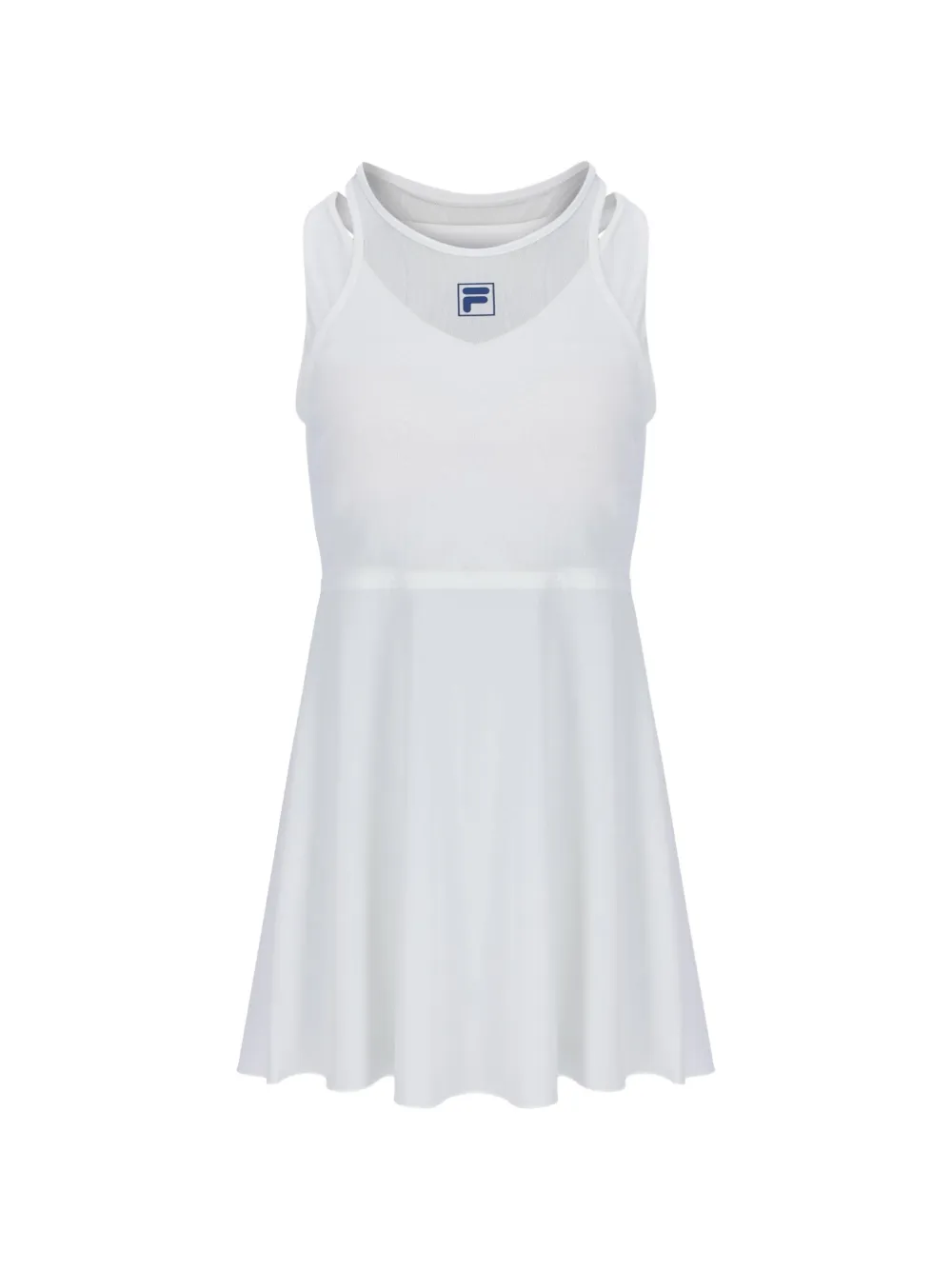 Fila Abito con inserti in rete - Bianco