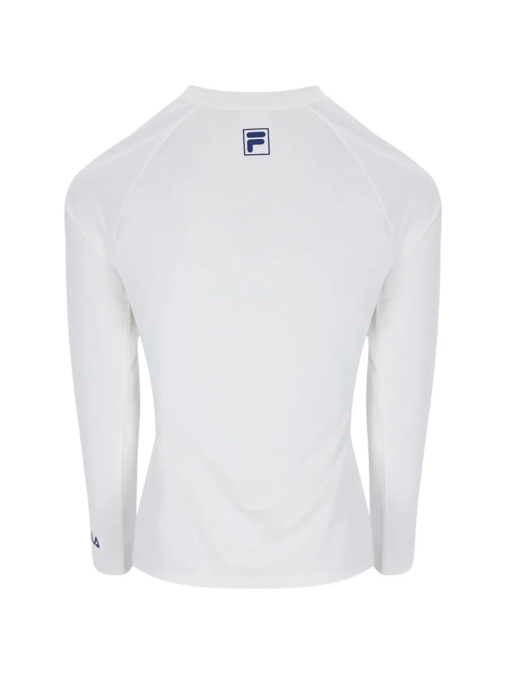 Fila Sweater met logopatch en raglan mouwen Wit