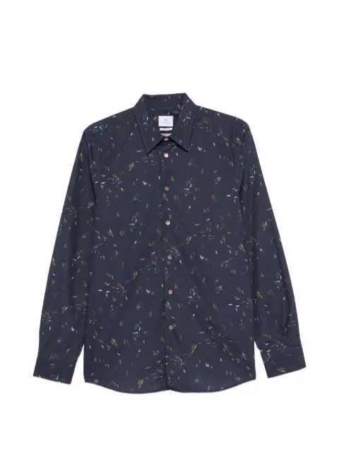 PS Paul Smith scribble-print long-sleeved shirt