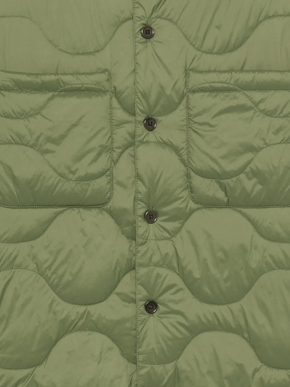PS Paul Smith Gewatteerd jack met knopen Groen