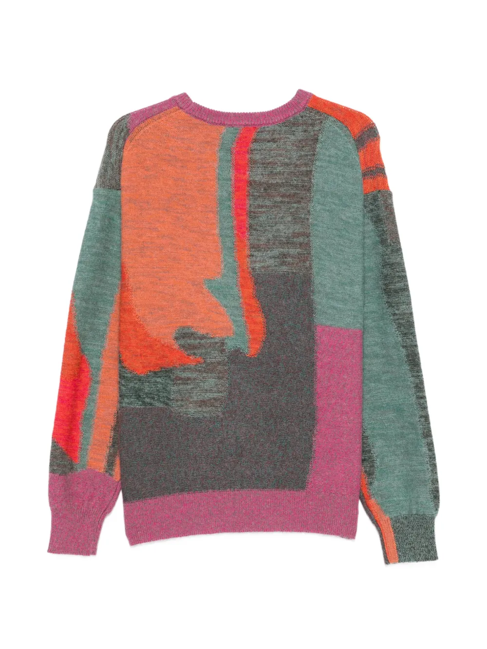 PS Paul Smith Trui met abstract patroon en ronde hals Groen