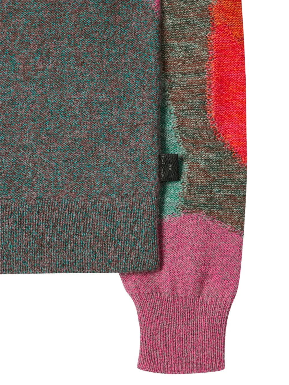 PS Paul Smith Trui met abstract patroon en ronde hals Groen