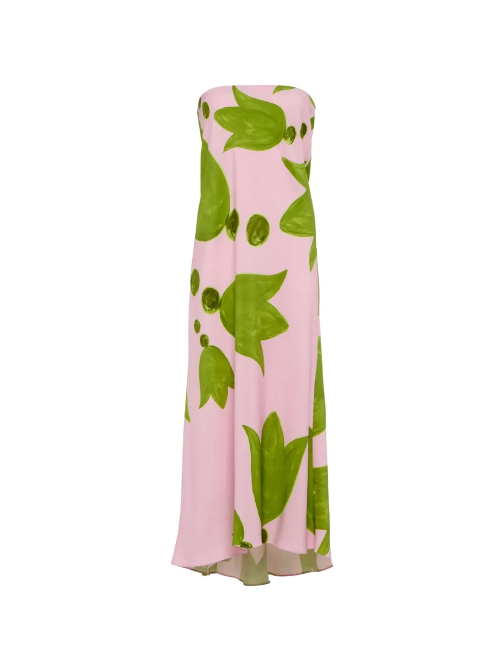 Themis Z Eudora Floral-print Maxi Skirt In Pink