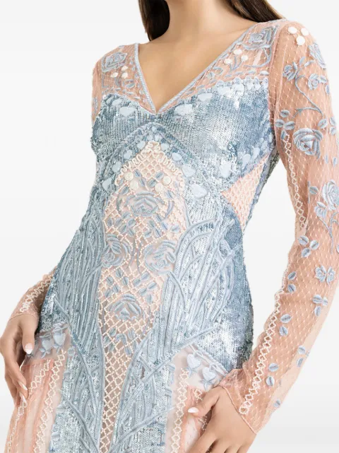 Temperley London Gigi sequin-embellished maxi dress