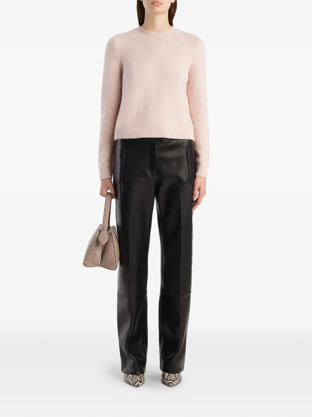  Khaite Pull Leta En Rose Poussiéreuse 