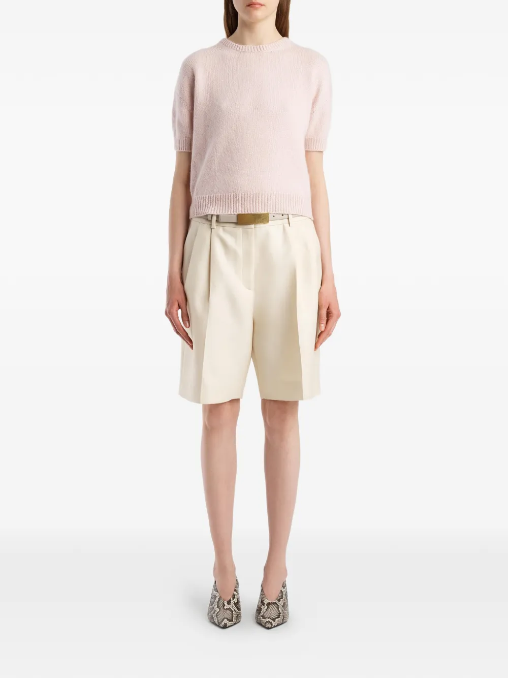  Khaite Jersey Golden - Rosa 