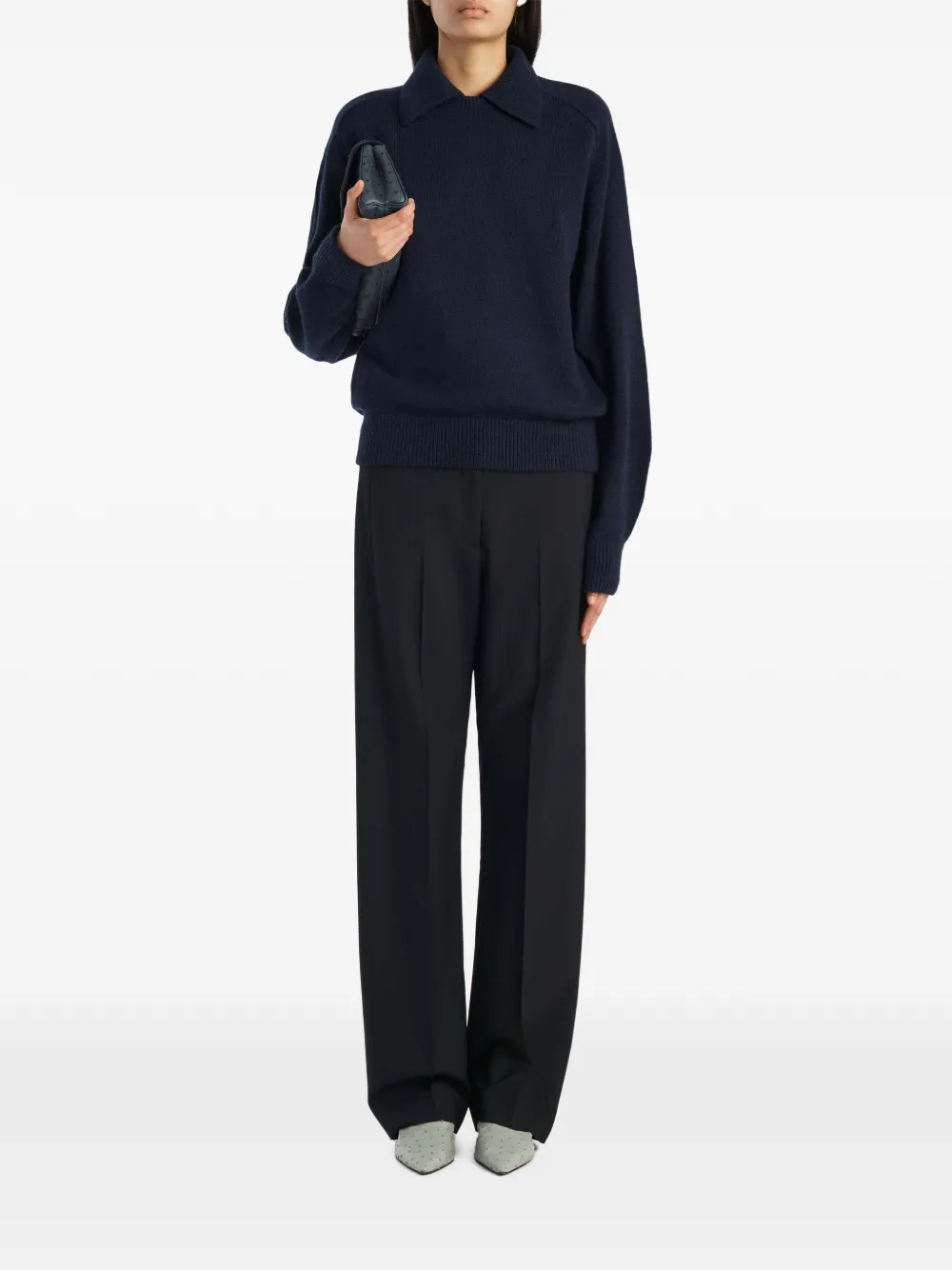 KHAITE Jackson trui Blauw