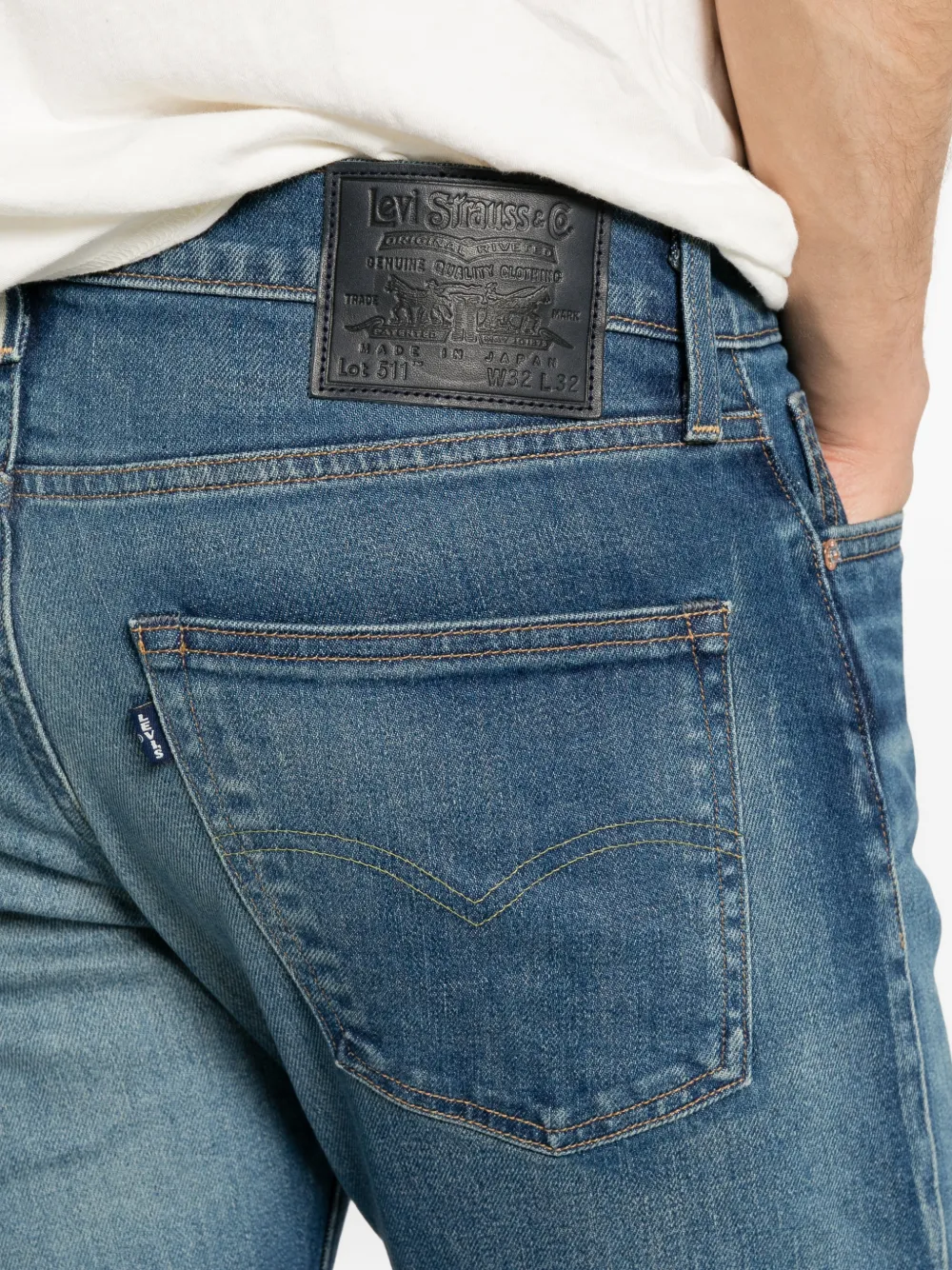 Levi's 511™ slim-fit jeans Blauw