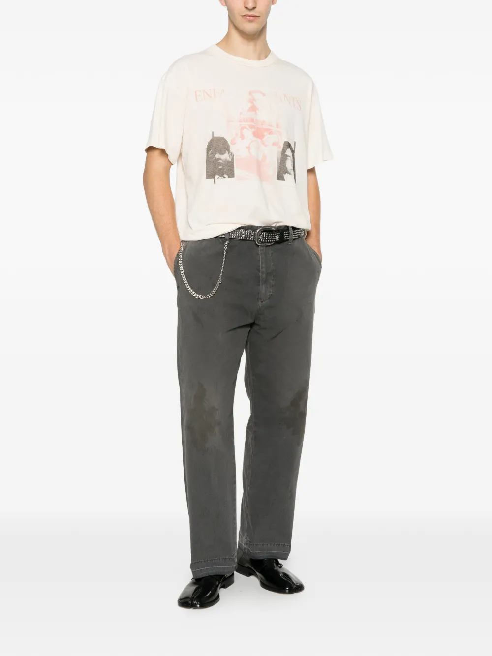 Enfants Riches Déprimés ダメージ グラフィック Tシャツ