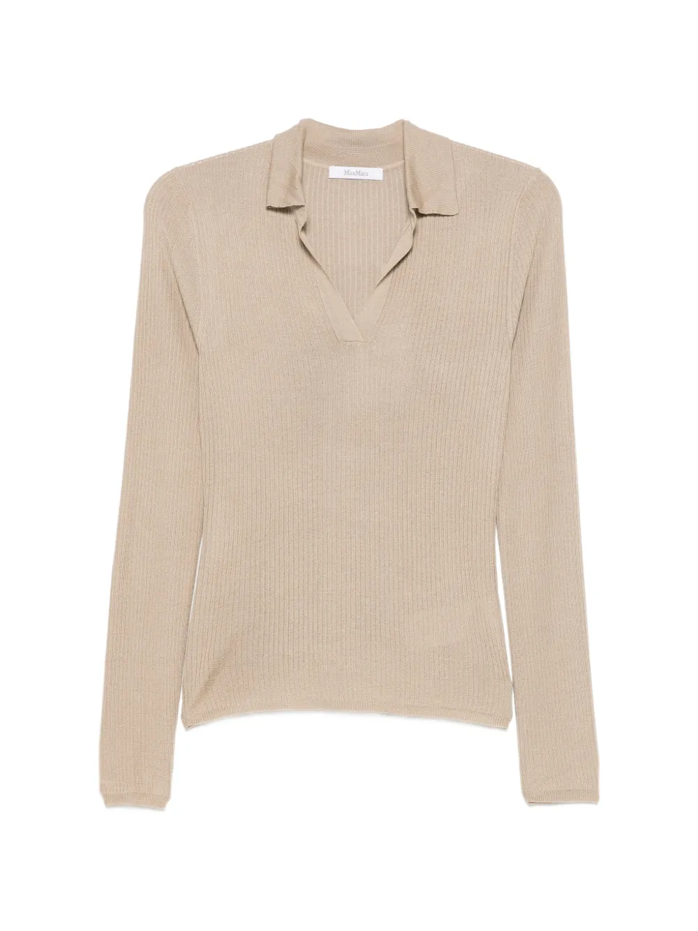Max Mara ribbed-knit Fergo sweater - Toni neutri