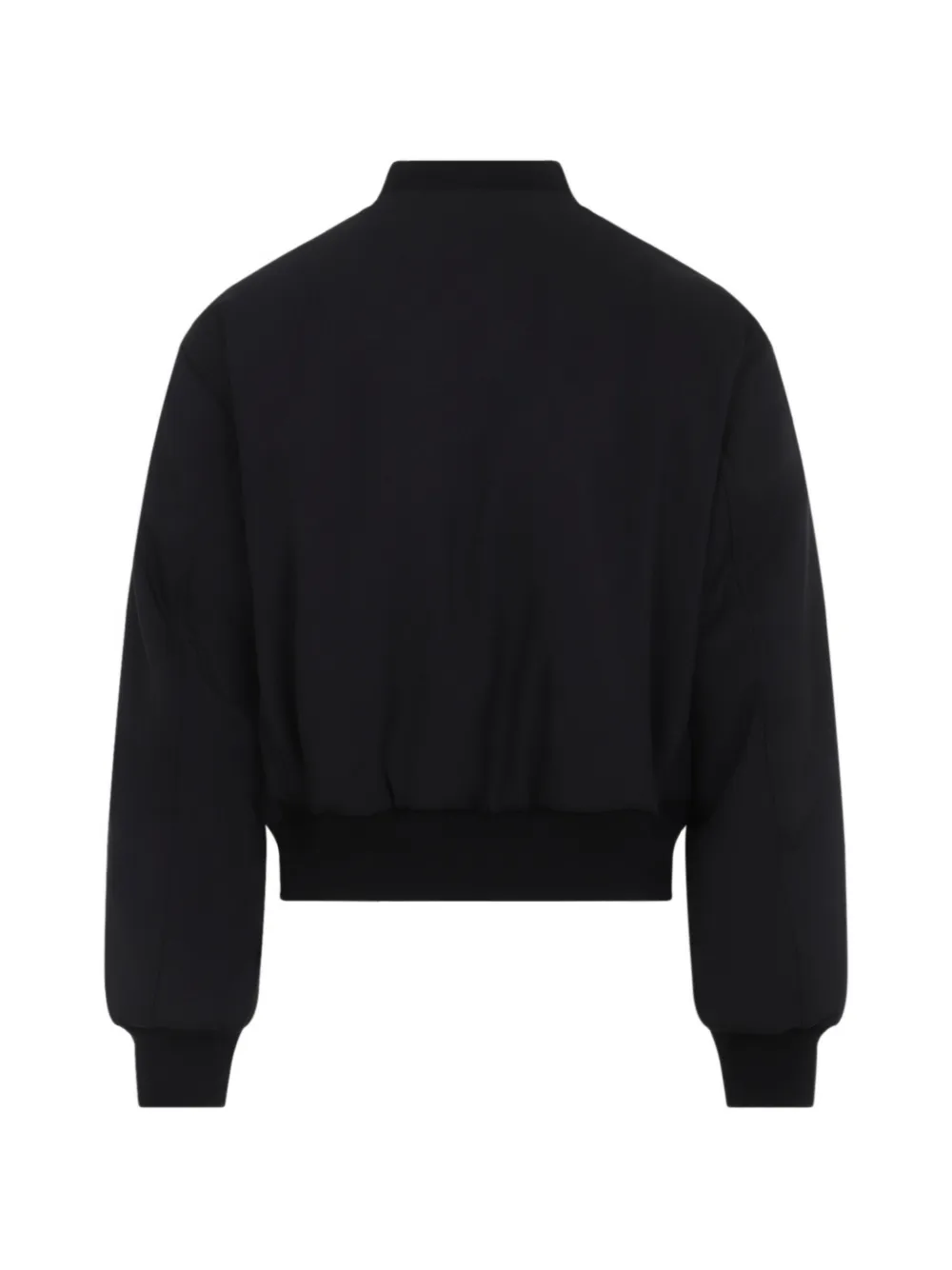 Jil Sander Bomberjack met geribbelde afwerking Zwart