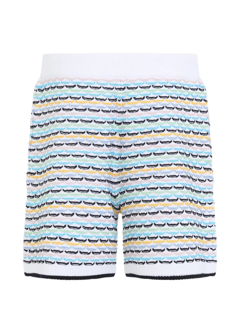 Casablanca Bermuda shorts met print Wit