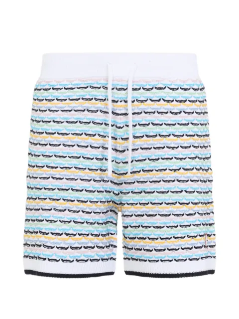Casablanca graphic-print drawstring bermuda shorts