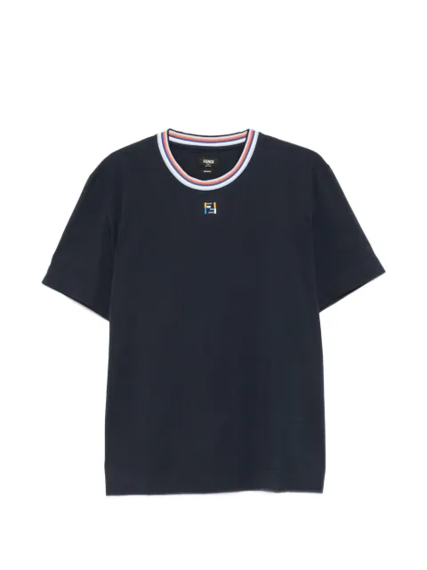 FENDI FF-embroidered T-shirt