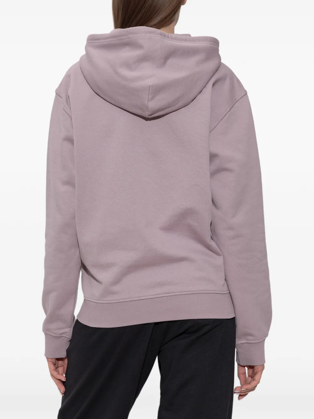 Diesel Hoodie met logoplakkaat Paars