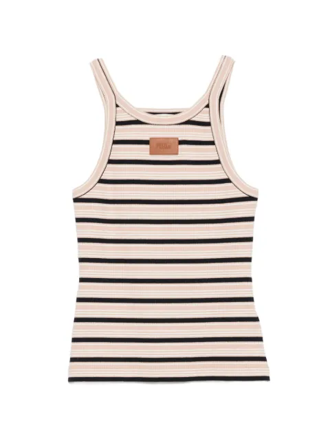 FENDI top a rayas