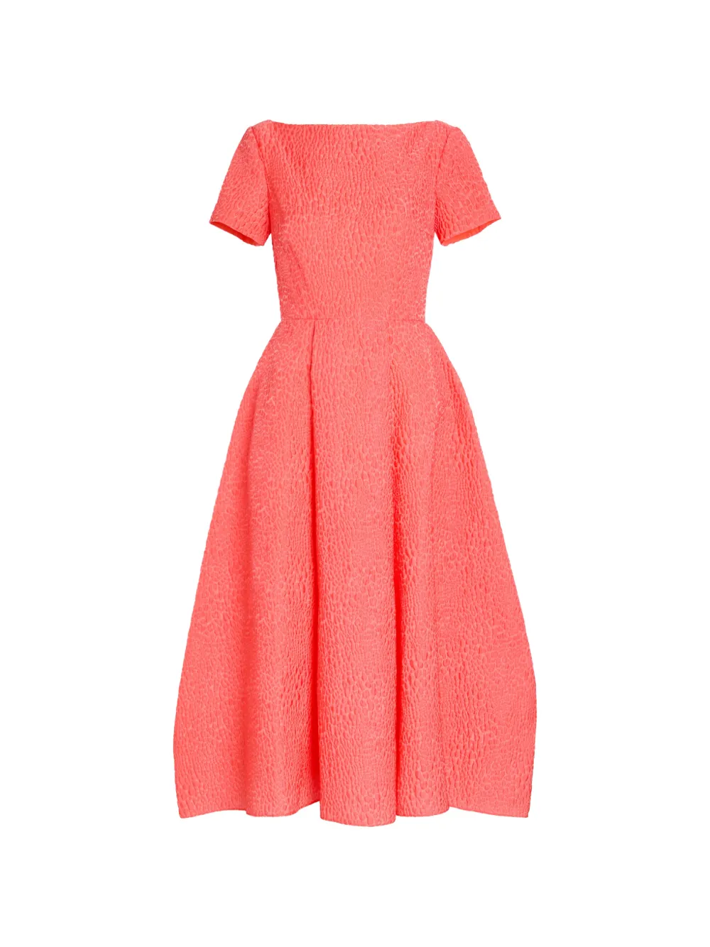 Roksanda Vaela cloqué boat-neck midi dress - Rosa