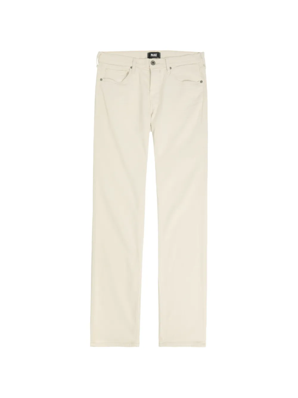 PAIGE Federal five-pocket slim-fit jeans - Toni neutri