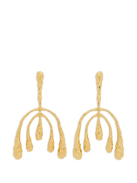 Alexis Bittar arracadas martilladas