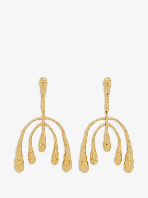 Alexis Bittar arracadas martilladas