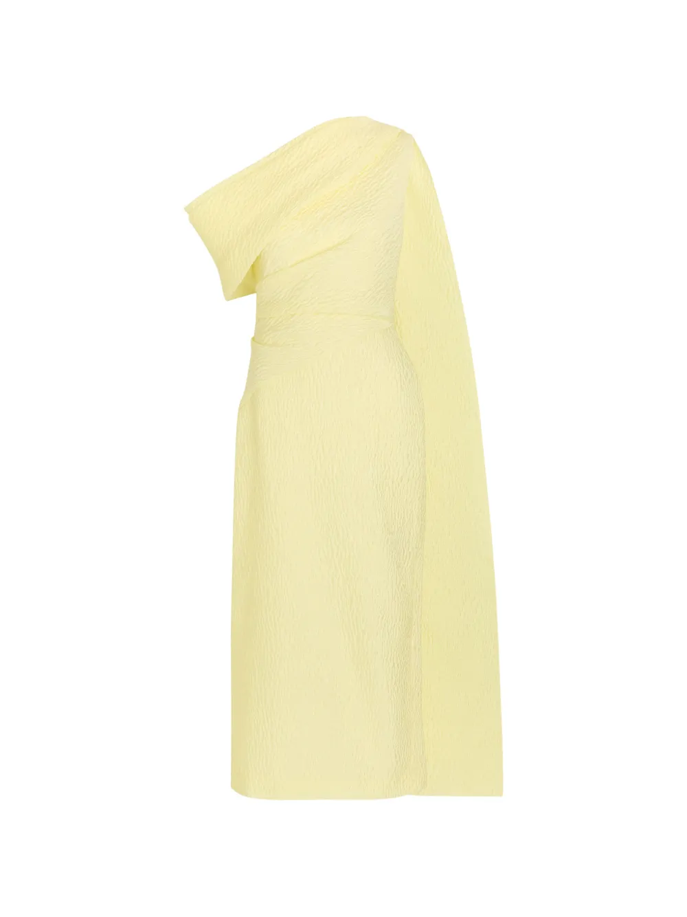Roksanda Maite one-shoulder draped midi dress - Giallo