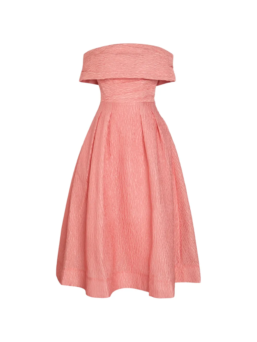 Rebecca Vallance Adalyn cloqué-effect off-shoulder dress - Rosa