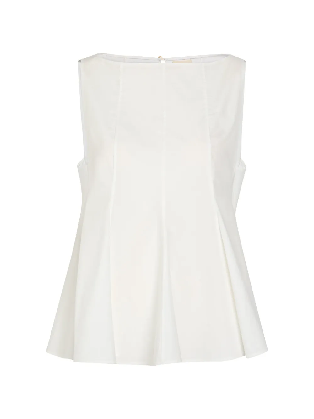 KHAITE Marita peplum-hem blouse - Bianco