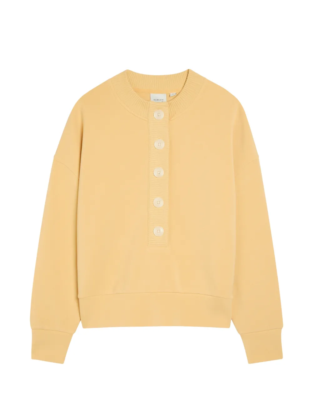 Varley Renna ribbed-trim sweatshirt - Giallo