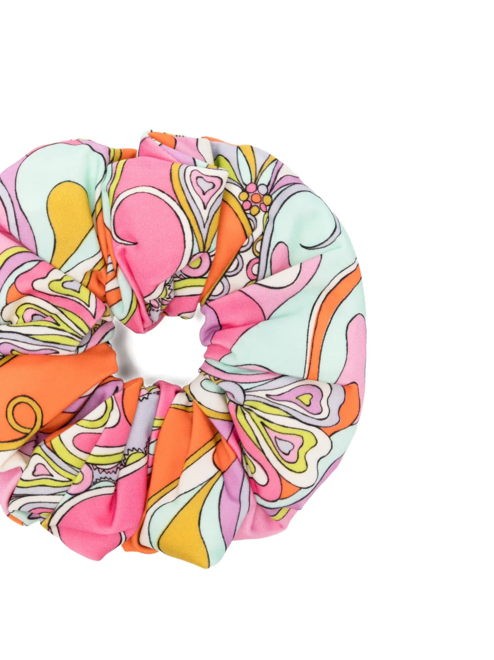 PUCCI Scrunchie met Marmo-print Roze