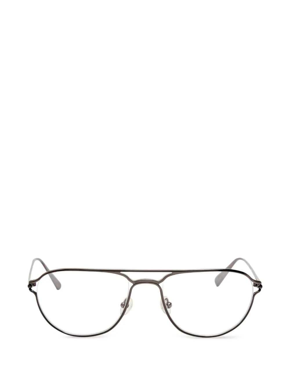 Jacquemus double-bridge pilot-frame glasses - Grigio