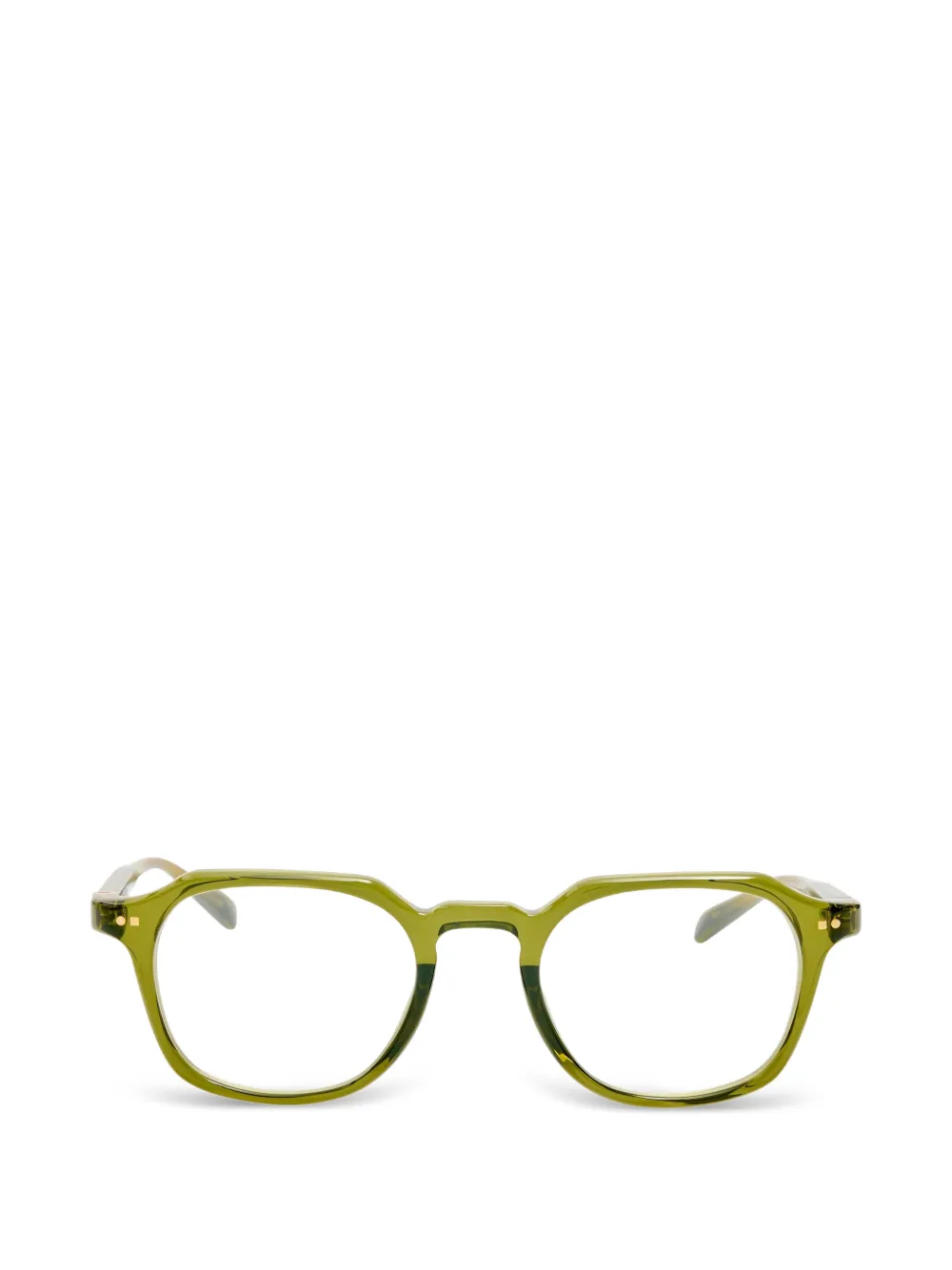 Jacquemus geometric-frame glasses - Verde