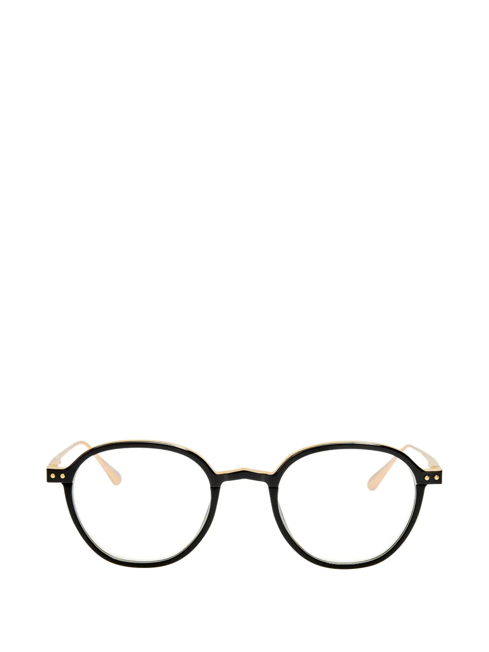 Linda Farrow Devon Optical round-frame glasses - Nero