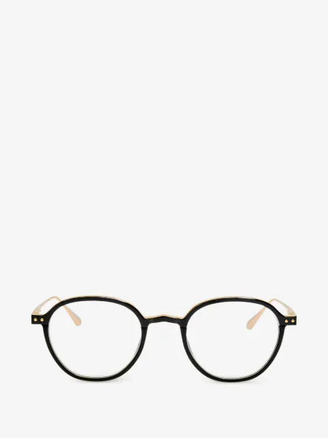 Linda Farrow Devon Optical round-frame glasses