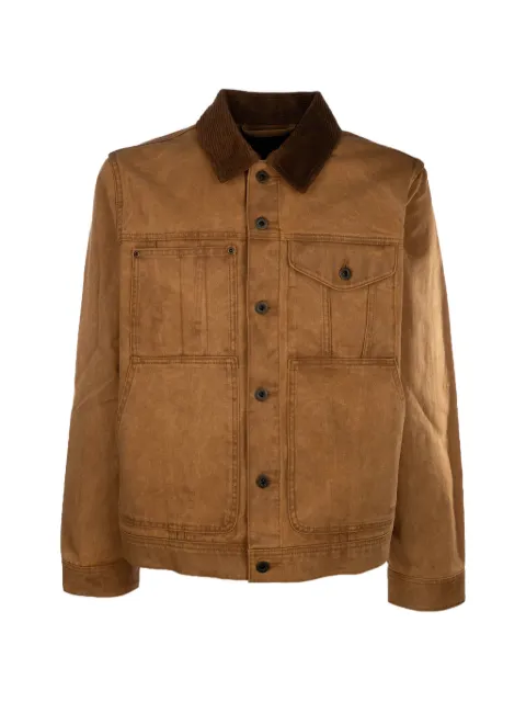 Filson corduroy-collar buttoned jacket