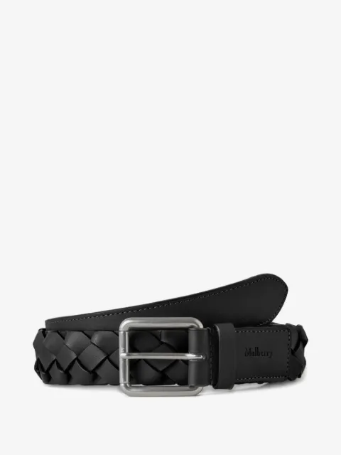 Mulberry 헤리티지 브레이디드 레더 벨트