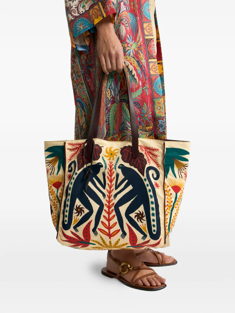 ETRO Grote X Tabby Booth Unfold Me shopper Beige