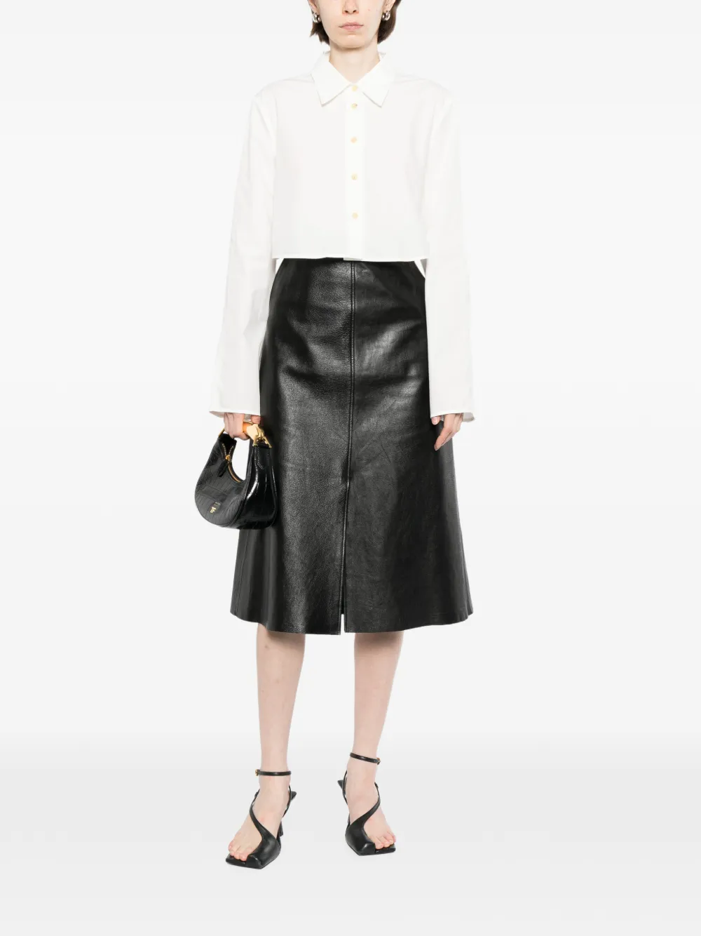 KHAITE Fritz blouse Wit