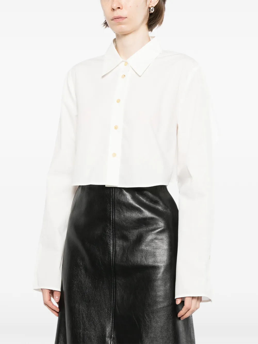 KHAITE Fritz blouse Wit