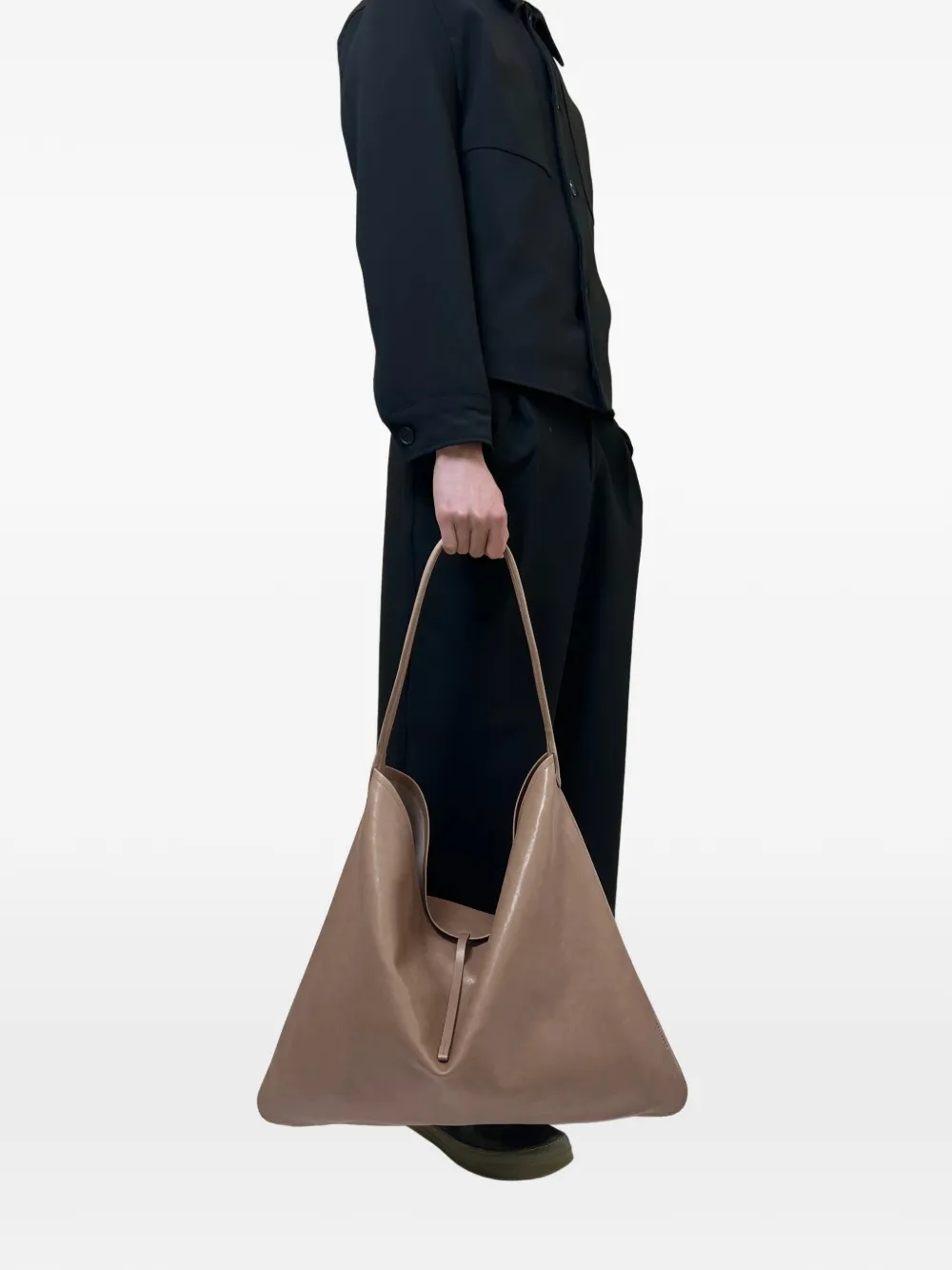Bonastre 10 Rue Du Perche leren shopper Bruin