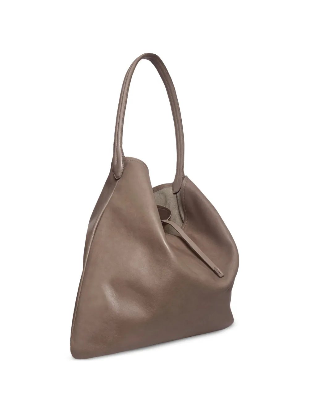 Bonastre 10 Rue Du Perche leren shopper Bruin